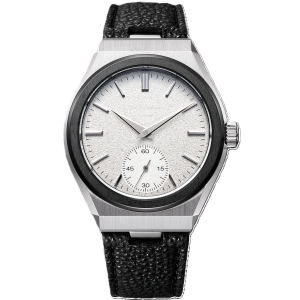 0713-1 Vintage Round Leather Strap Watch